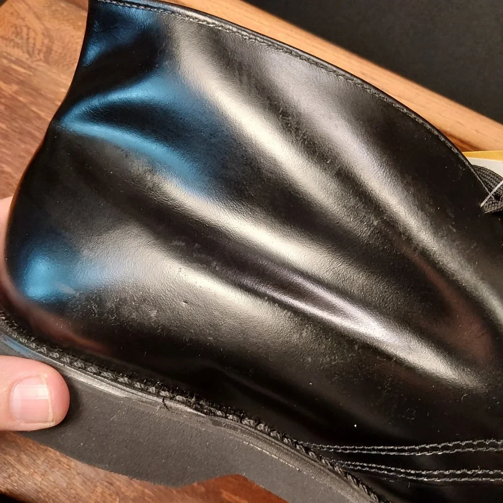 Work America Biltrite Mens USPS Postal Chukka Boots Black Leather 12 3E USA Made